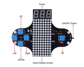 Handle Game Console Electronic Kit Fun Electronic Game DIY Kits Game Machine 51 Chip Microcomputer